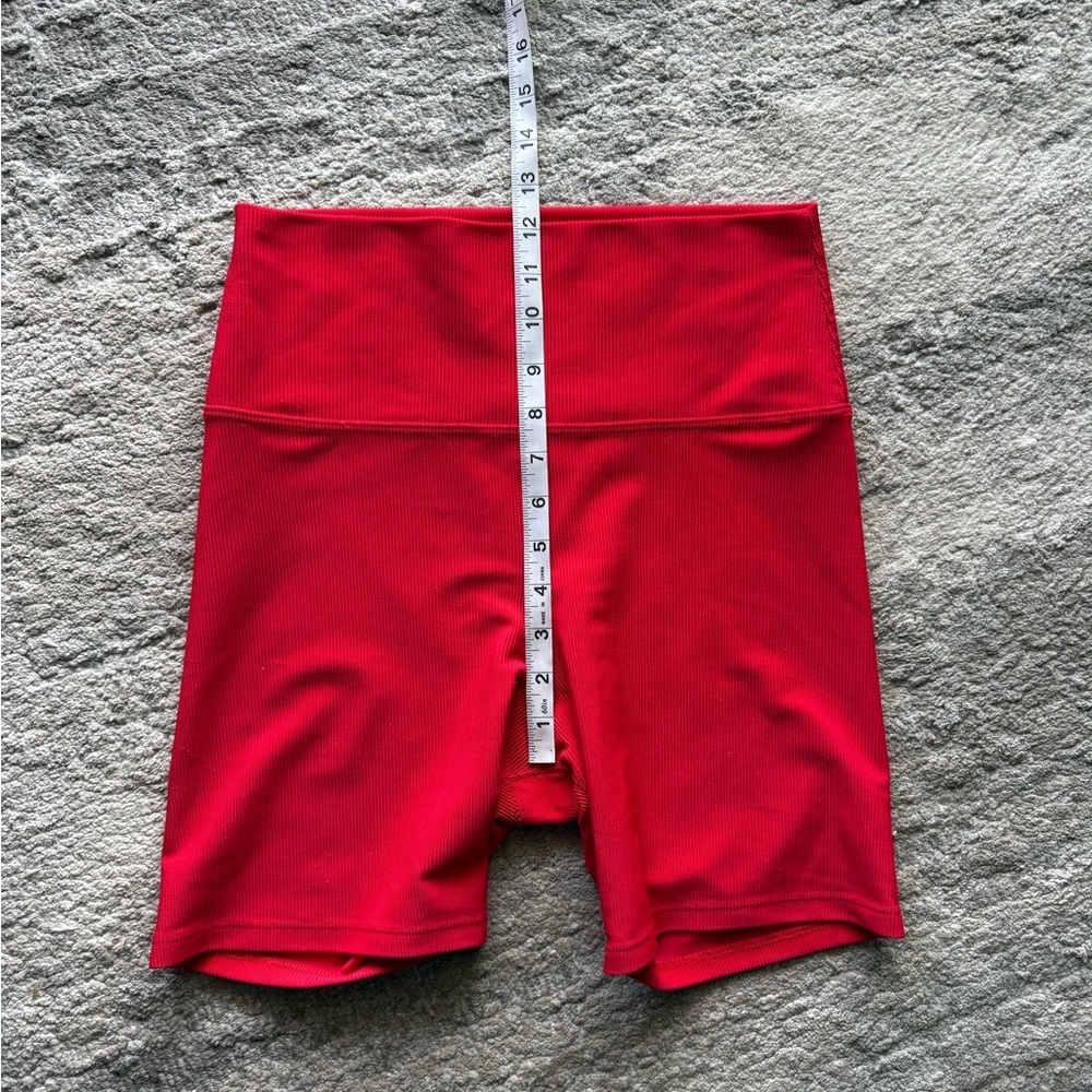 Beach Riot High Rise Ribbed Bike Shorts | L - Picture 6 of 8
